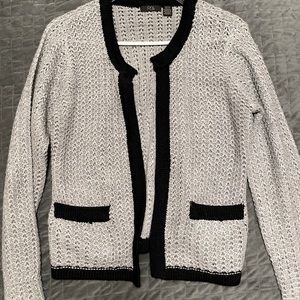 Knit cardigan sweater